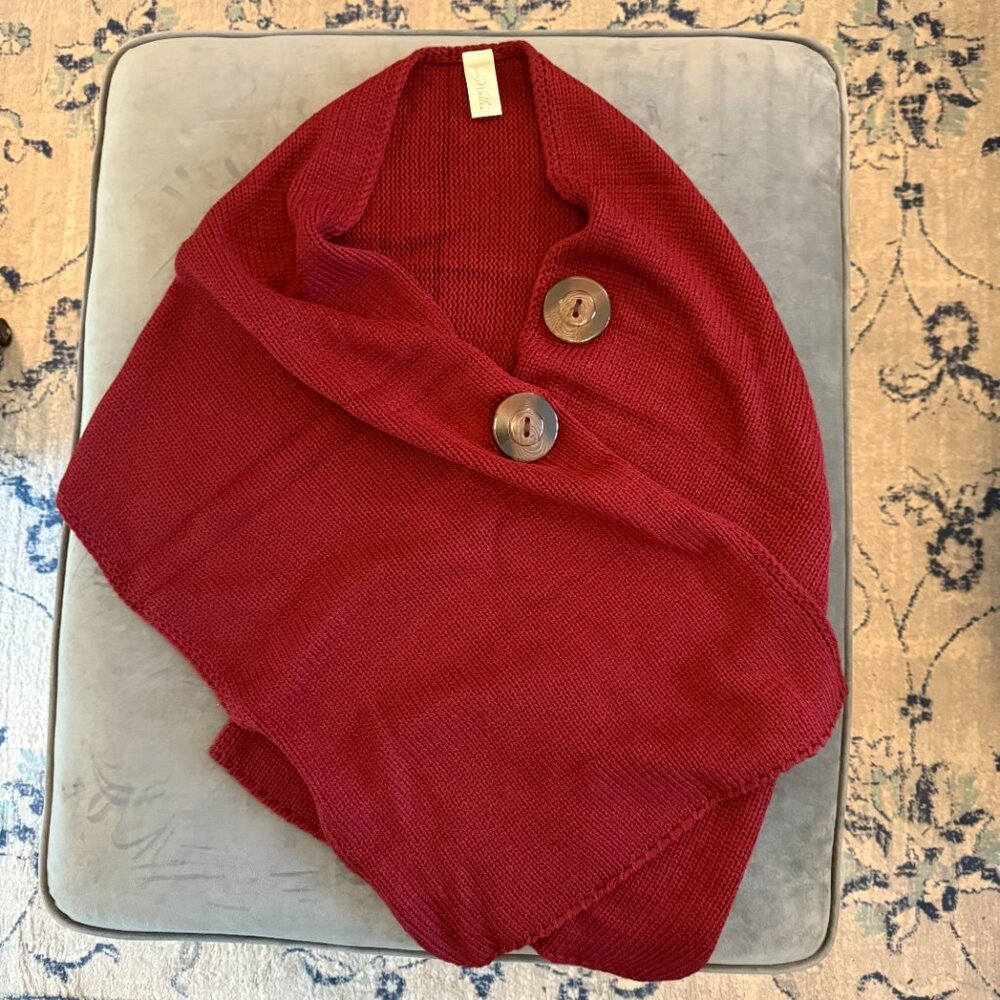 Simply Noelle Wrap/Shawl - NWoT - Wine Color